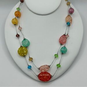 Premier Designs Multicolor Sparkle Stone Necklace